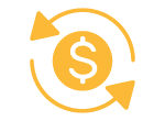 SAM inc icons revenue circle yellow